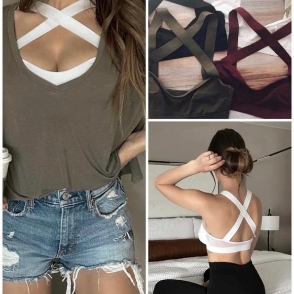 Cross Front Bralette - Picture 4 of 4